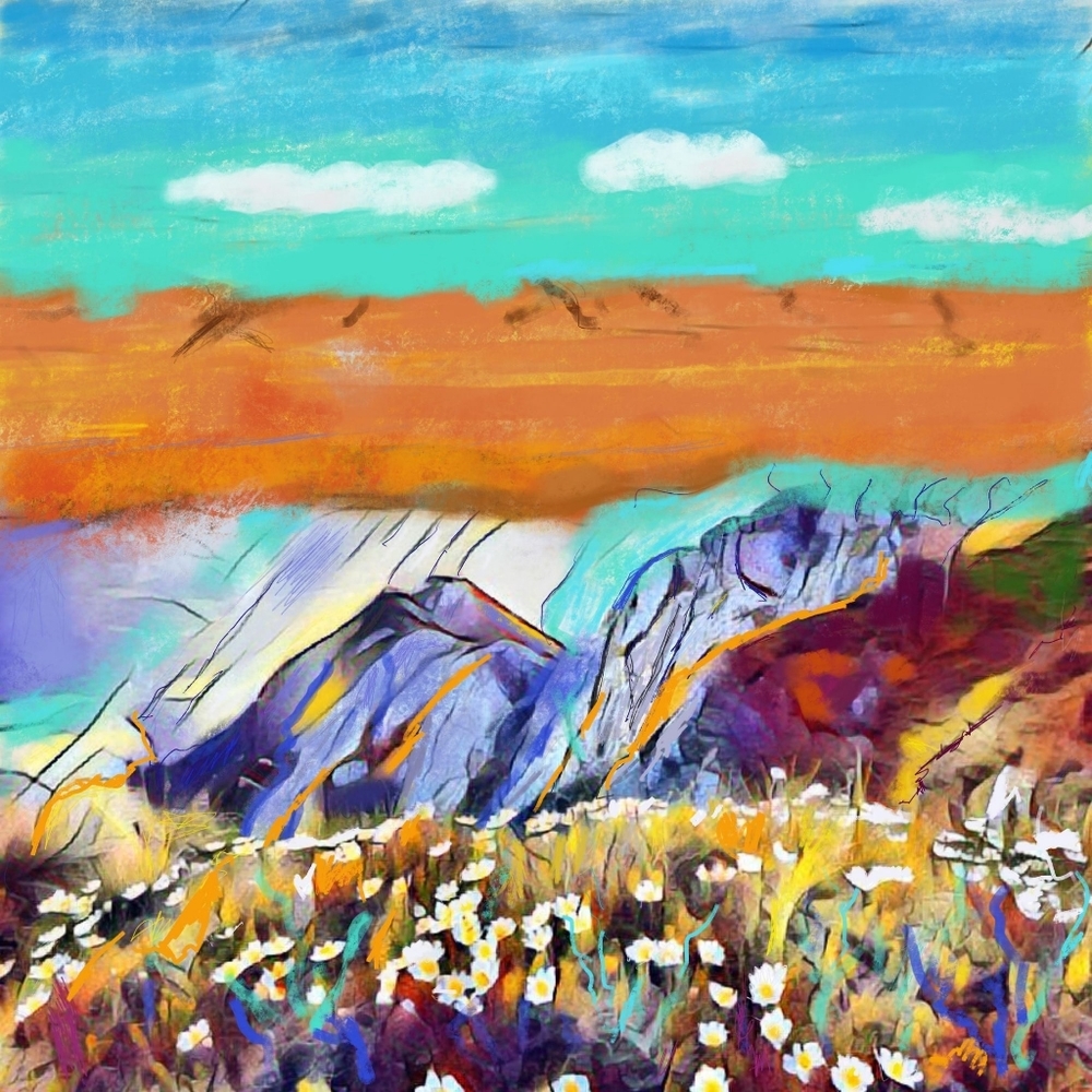 Original Watercolor Print of the Southwest